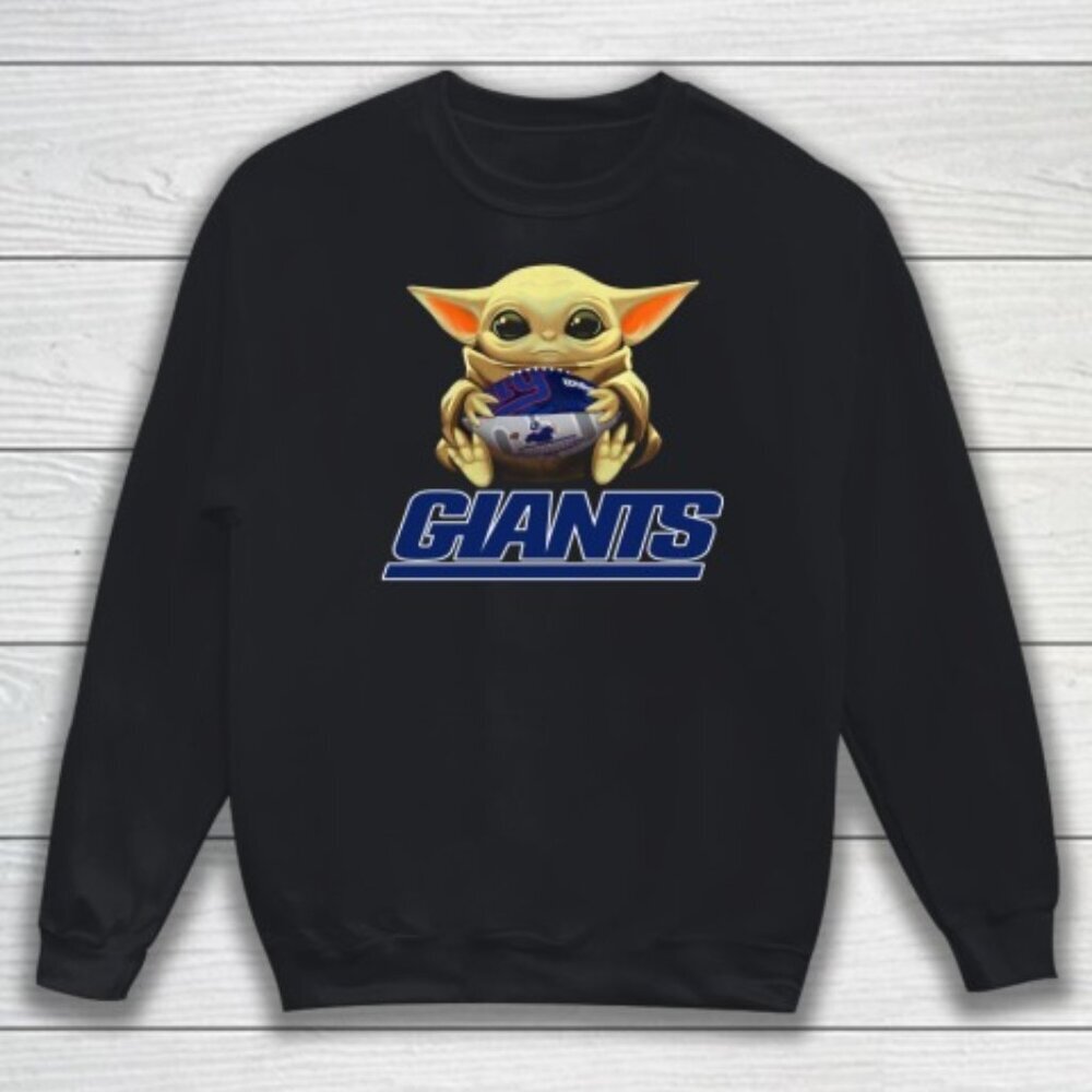 New York Giants Baby Yoda Star Wars NFL Football Christmas Sweatshirt 159
